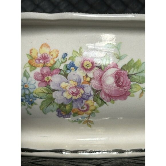 Carrollton Pottery Co. Antique Gravy Boat c1903-1937 Unique Flowers On Handle - Picture 10 of 15